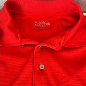 PGA Tour Men's Bold Red Polo